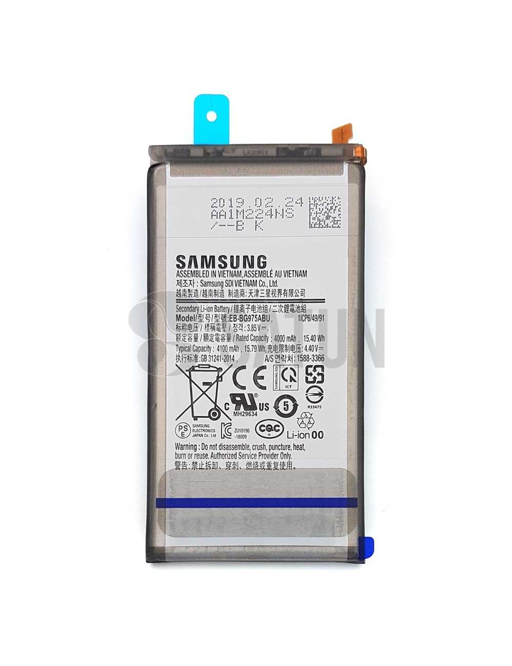 Batería con adhesivo Samsung Galaxy S10 Plus