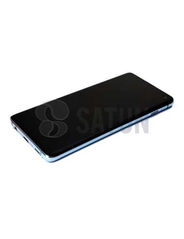 Pantalla Samsung Galaxy S10 azul