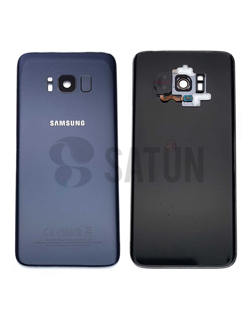 Tapa batería con sensor de huella Samsung Galaxy S8 violeta (Original con uso)