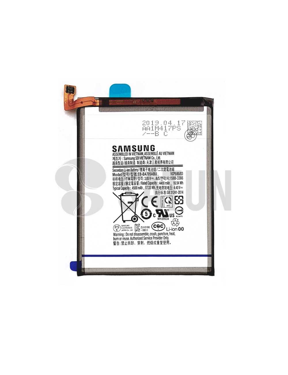 Batería con adhesivo Samsung Galaxy A70