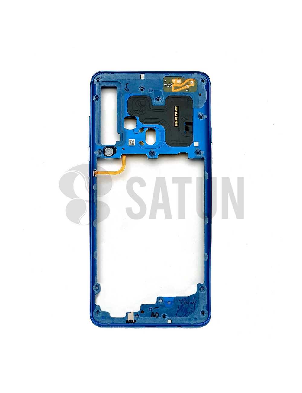 Carcasa intermedia Samsung Galaxy A9 2018 azul