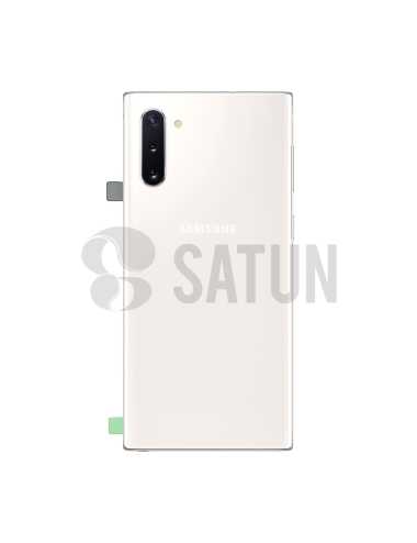Tapa de batería Samsung Galaxy Note 10 blanco front. GH82-20528B
