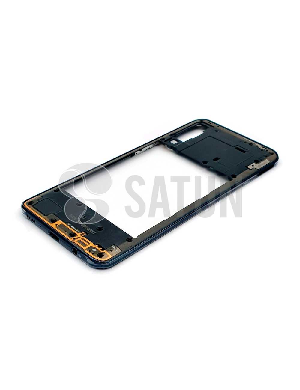 Carcasa intermedia Samsung Galaxy A30s negro