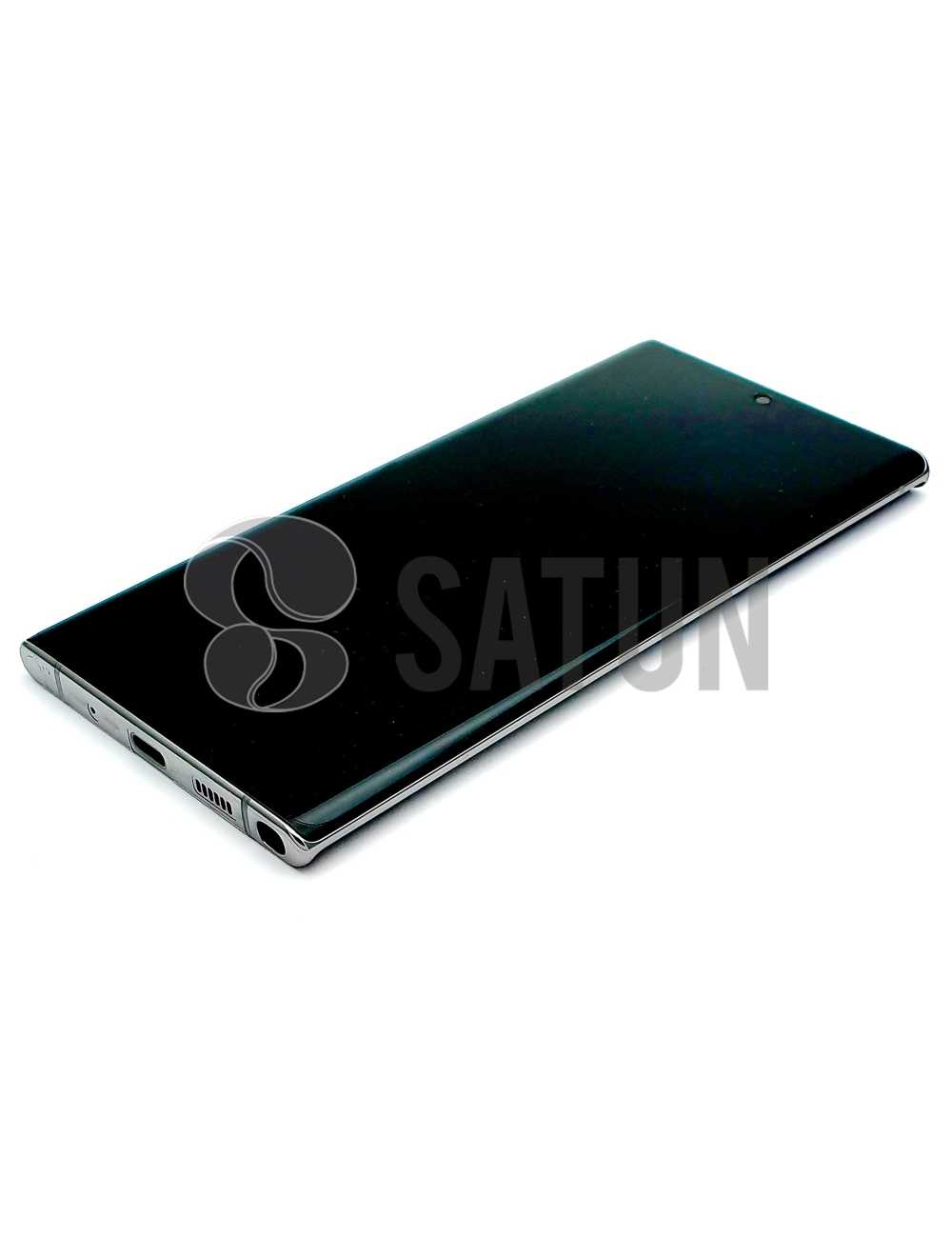 Pantalla Samsung Galaxy Note 10 plus plata azul