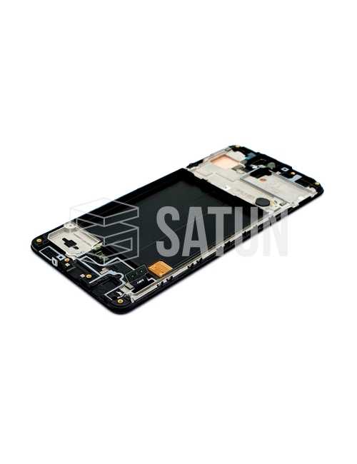 Carcasa intermedia Samsung Galaxy A51 azul
