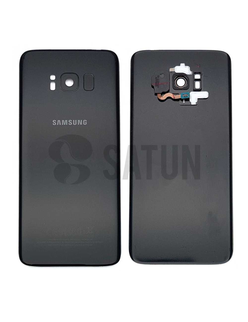Tapa batería con sensor de huella Samsung Galaxy S8 Plus negro (Original con uso)