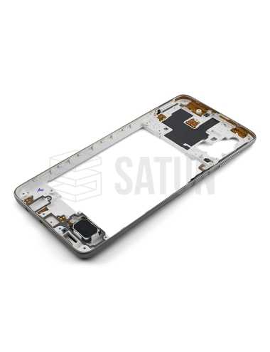 Carcasa intermedia Samsung Galaxy M51 blanco