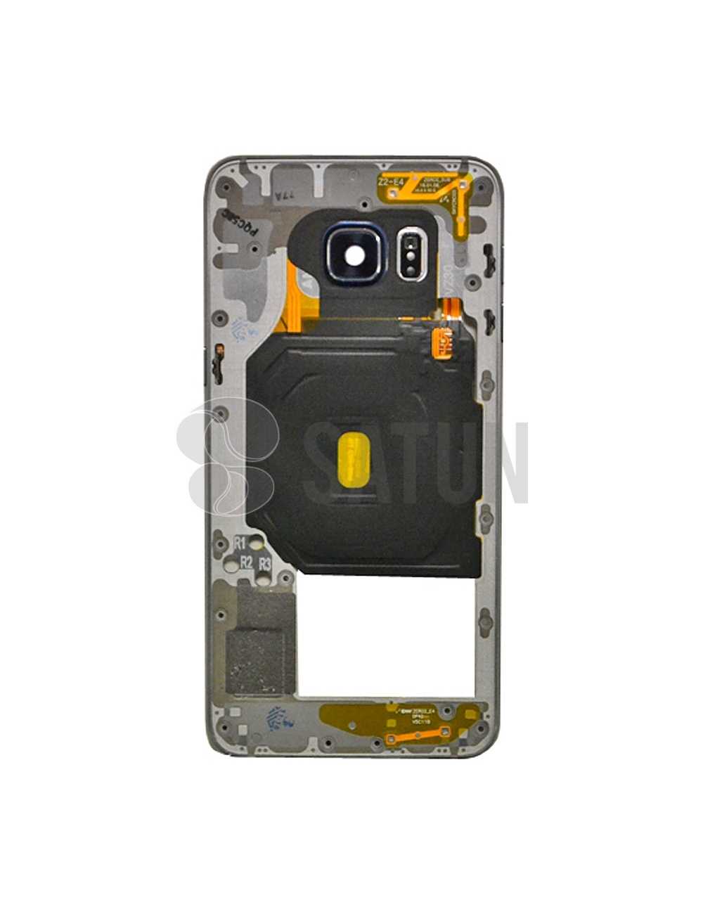 Carcasa intermedia Samsung Galaxy S6 Edge Plus oro (original con uso)