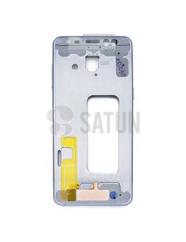 Bandeja SIM2 y microSD Samsung Galaxy A8 morado