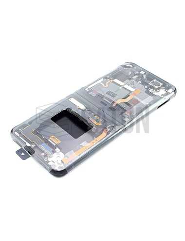 Tapa superior trasera Samsung Galaxy Z Flip 3 5G gris