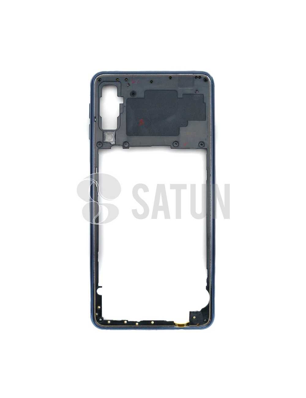 Carcasa intermedia Samsung Galaxy A7 2018 negro