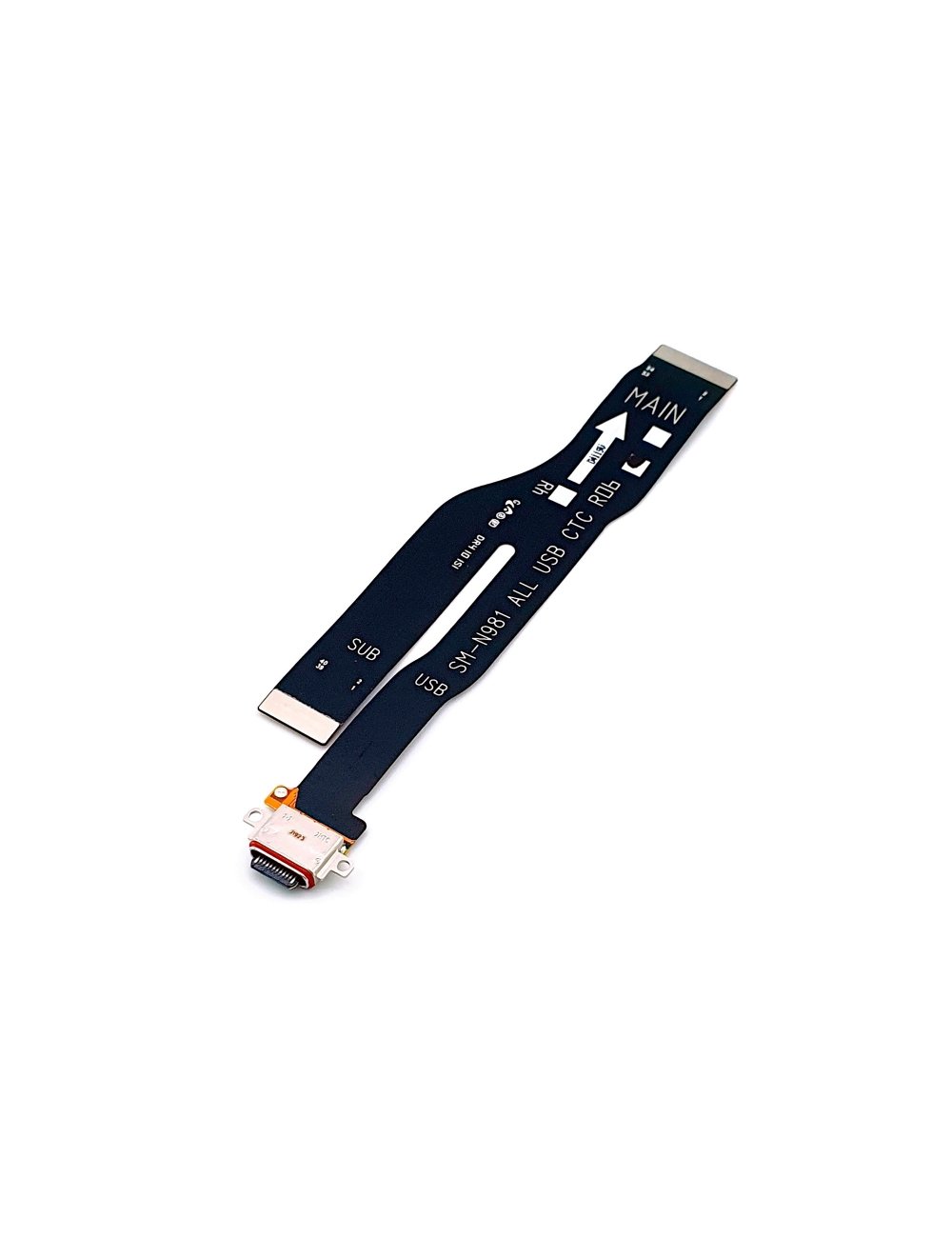 Flexo USB-C y subPBA a placa principal Samsung Galaxy Note20