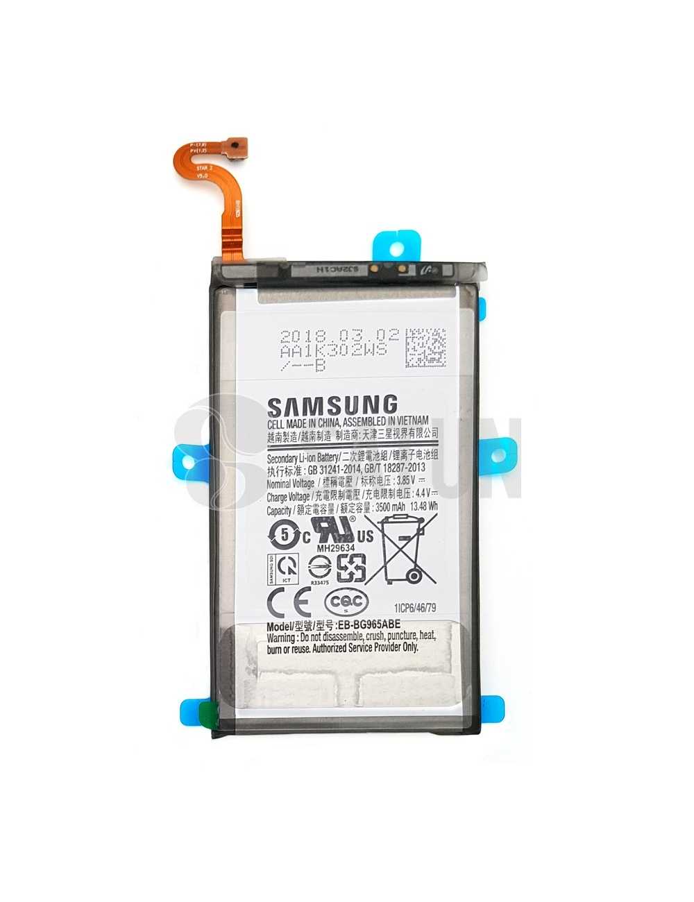 Batería con adhesivo Samsung Galaxy S9 Plus