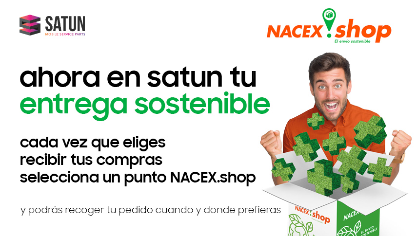 Entrega sostenible escogiendo punto NACEX.shop